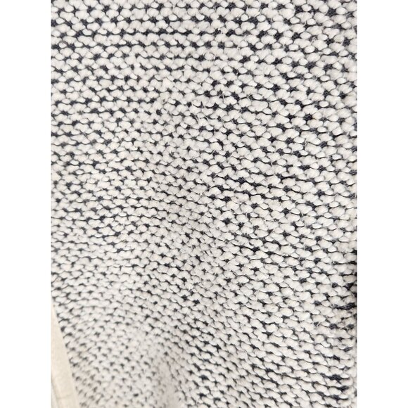 Weird Fish Womens Jacket Macaroni Knit Cream/Gray Athletic Old Money Preppy S - Picture 3 of 8